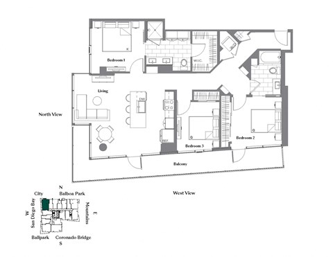 the third floor plan of the renovated home